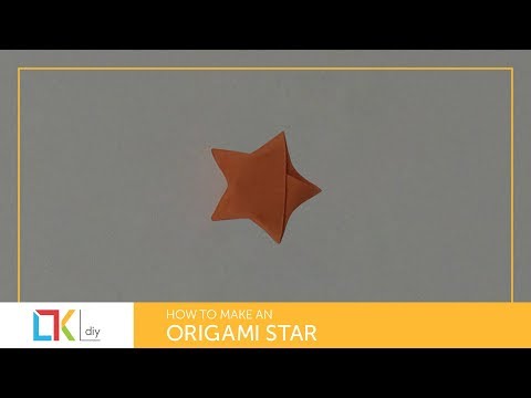 Origami toys #44 - How to make an origami star I (very easy)