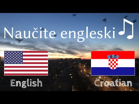 Učite prije spavanja - Engleski (izvorni govornik)  - s glazbom