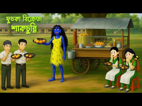 ফুচকা বিক্রেতা শাকচুন্নি | Fuchka Bikreta Shakchunni | Bhuter Golpo | Story Bird Cartoon