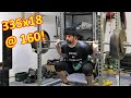 335lbs Squat x 18 Reps! #WidowMaker