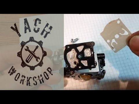 Jak wymienić membrany w gaźniku piły spalinowej. #samnaprawiam 5.