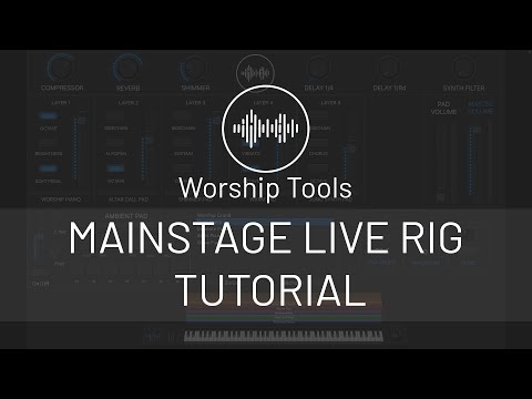 Mainstage LiveRig Tutorial - Instrumente Layern