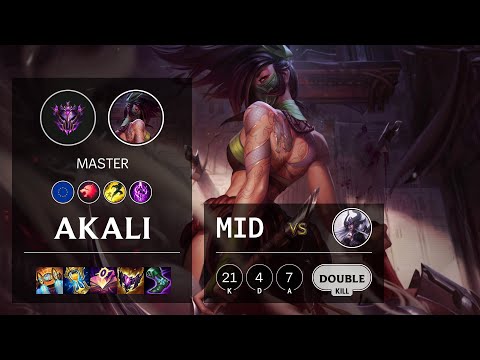 Akali Mid vs Syndra - EUW Master Patch 11.23