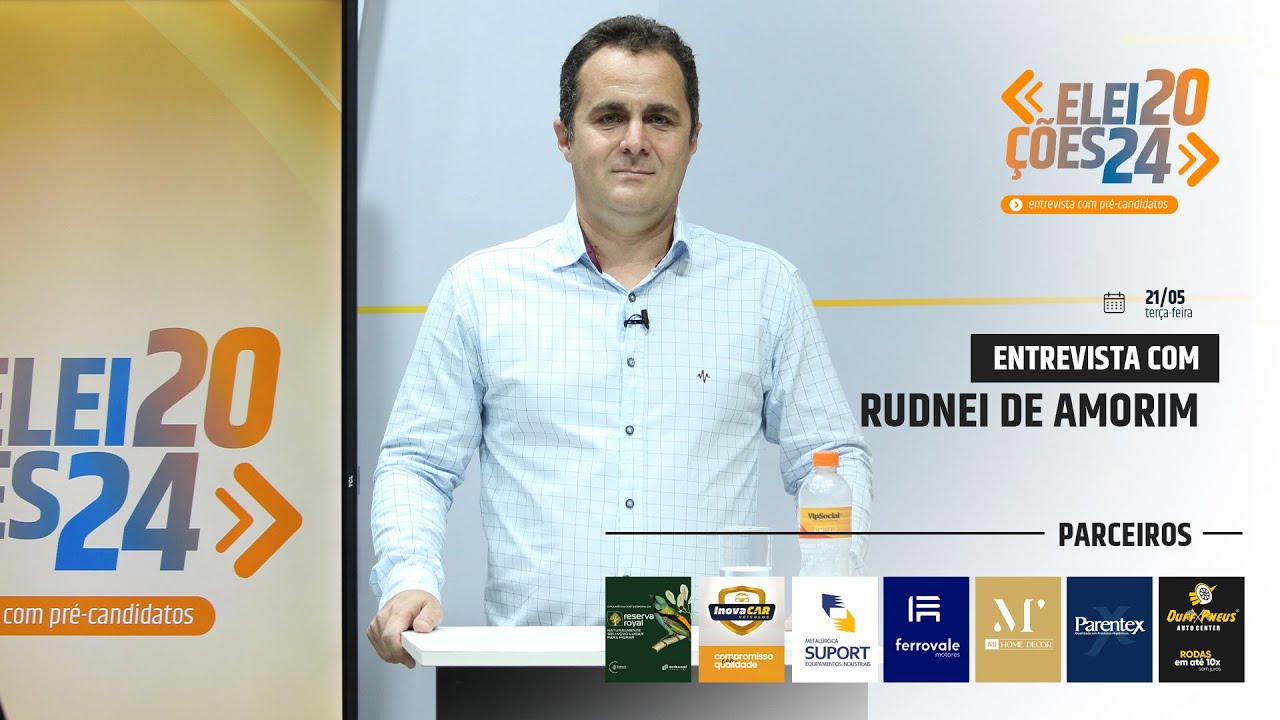 Rudnei de Amorim é pré-candidato a prefeito de Tijucas e participa do Especial Eleições