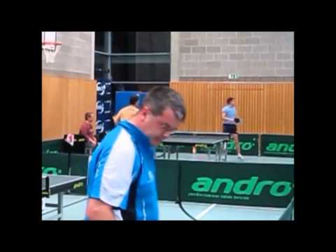 Marc Schinkel - Thomas Englert (Tischtennis 2010 LEM Brandenburg 1/4-Finale)
