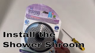 Install the Shower Shroom - as seen on TV /Shower Shroom Hair Catcher /Shower Shroom Drain Protector