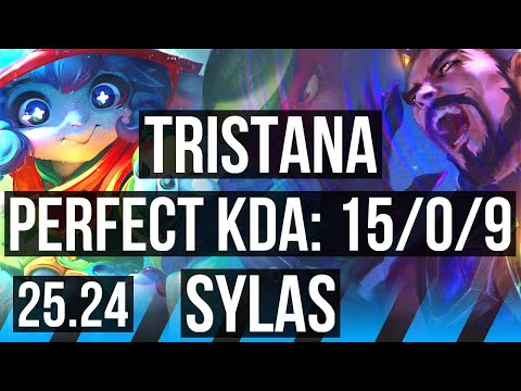 TRISTANA vs SYLAS (MID) | Perfect KDA: 15/0/9 | EUW Master | 25.24