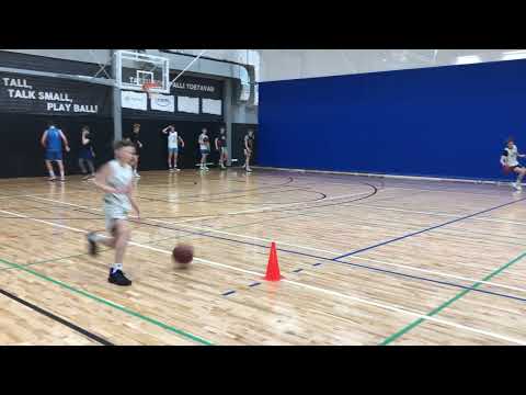 Youth Basketball Drills: 1v1 Chaser Layup Races