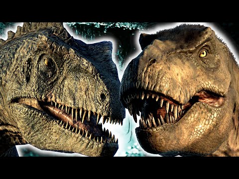 Feathered T-Rex Vs Giganotosaurus ! Jurassic World Evolution 2 Dominion Biosyn Expansion