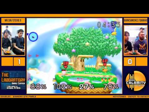 Keystoned | Darkhorse & BarkSanchez vs Mr.Sir & Stevie G - Winners Qtr Finals - SSB64 Doubles