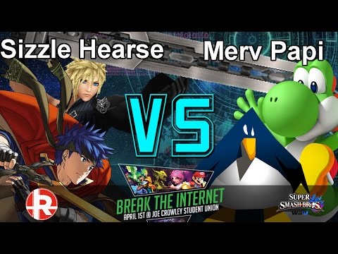 Sizzle Hearse (Sheik/Wario) vs Merv Papi (DDD/Yoshi) - Break the Internet 2017