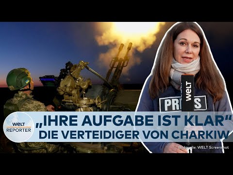 PUTINS KRIEG: „Ihre Aufgabe ist klar: den Himmel sicher zu halten“ Charkiws mobile Flugabwehreinheit