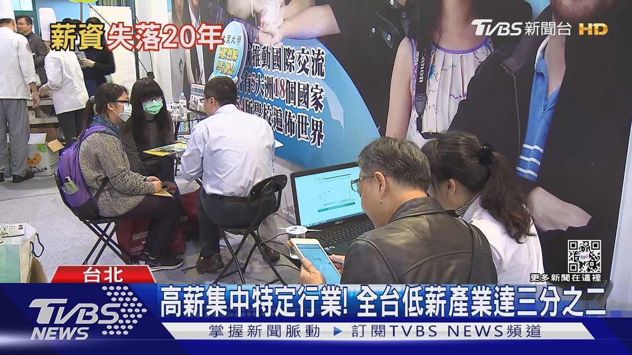 高薪集中特定行業! 全台低薪產業達三分之二