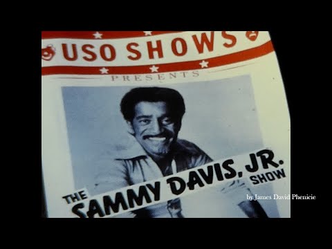 Sammy Davis Jr visits Can Tho Army Airfield in February 1972