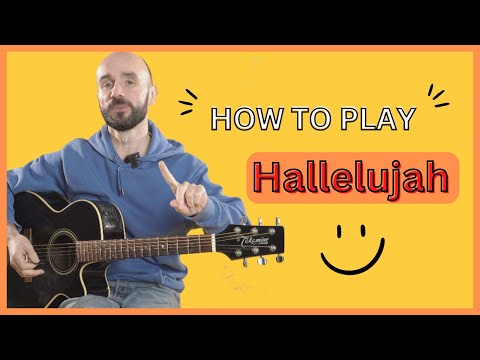 Hallelujah Easy Guitar Lesson [Song For Kids And Parents]