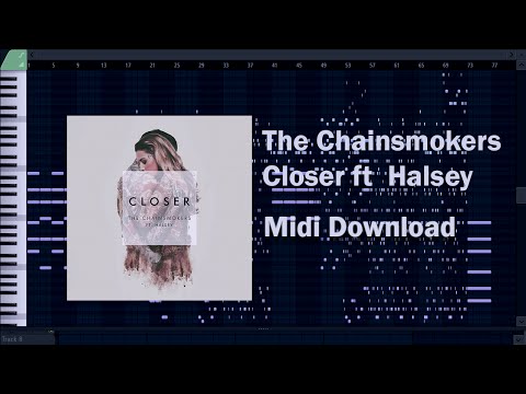 The Chainsmokers   Closer ft  Halsey (Midi - Free)