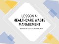 HEALTHCARE WASTE MANAGEMENT