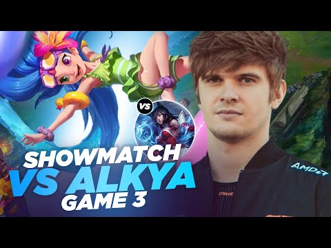 RHOBALAS : SHOWMATCH VS ALKYA - ZOE VS AHRI | LOL FR