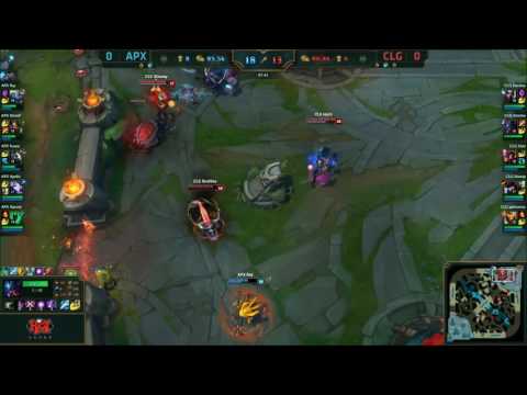 Liên Minh Highlights APX vs CLG G1   LCS NA Summer 2016 05 06 2016