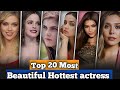 Top 20 Most Beautiful Hottest Hollywood Actress 2023 List Youtuber Actress Top20 Viral Top10