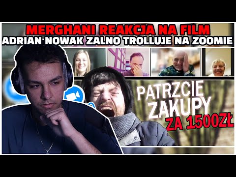 Merghani reakcja na Adrian Nowak Żalno TROLLUJE na ZOOMie!