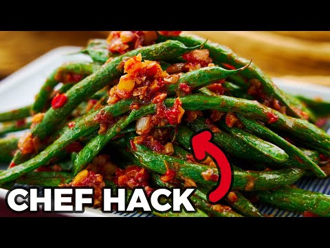 Spicy Chili Garlic Green Beans (Chinese Style)
