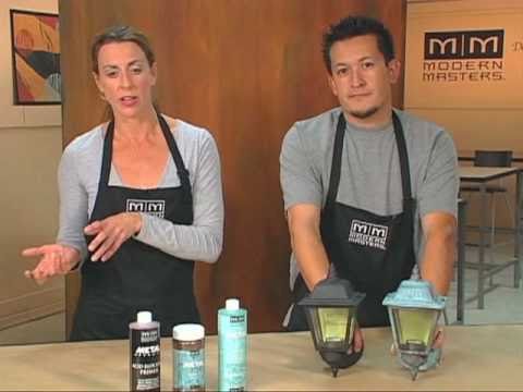 Metal Effects Patina Finish Application With Modern Masters