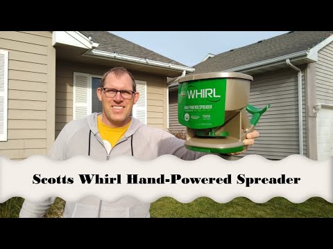 Scotts Whirl Hand-Powered Spreader Demo