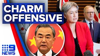 Foreign Minister Penny Wong launches diplomatic counter-attack on China | 9 News Australia