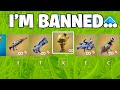 I Used 101 Banned Fortnite Items!
