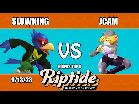 Riptide Prelocal - Losers Top 8 - Slowking (Falco) Vs. JCam (Sheik)