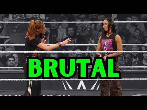 Brutal WWE RAW Opening