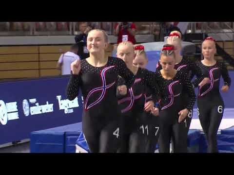 Norway - 2022 TeamGym Europeans, junior women's team final