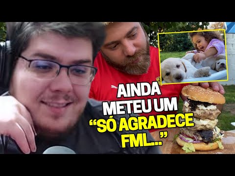 CASIMIRO REAGE: HAMBÚRUGER DE PEIXE E CAVIAR - NUNCA VI NEM COMI (PAI PRA FILHA) |Cortes do Casimito