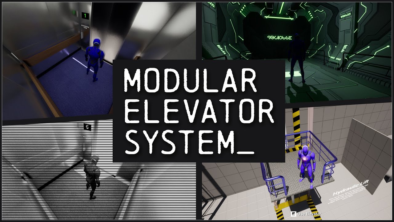 Modular Elevator System | Unreal Marketplace