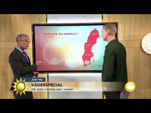 Här dyker värmen upp i veckan - Nyhetsmorgon (TV4)