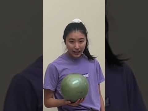 Trying Sofia Raffaeli’s ball skill! #shorts