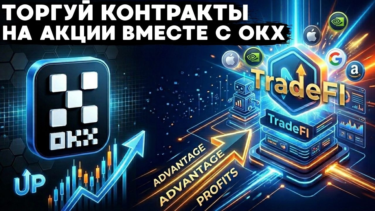 OKX TRADEFI: ТОРГУЙ КОНТРАКТЫ НА АКЦИИ APPLE,AMAZON,NVIDI,TESLA И ДРУГИЕ НА  ВЫГОДНЫХ УСЛОВИЯ?