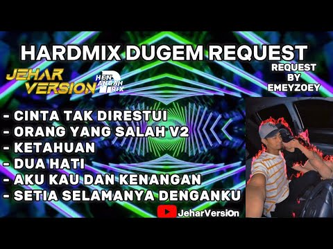 CINTA TAK DIRESTUI X ORANG YANG SALAH V2 NONSTOP DUGEM HARDMIX(REQUEST BY EMEYZOEY)