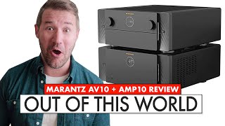 Video thumbnail for CRAZY POWERFUL HIFI 💥 Marantz Home Theater! AMP 10 and AV 10 Review by Andrew Robinson