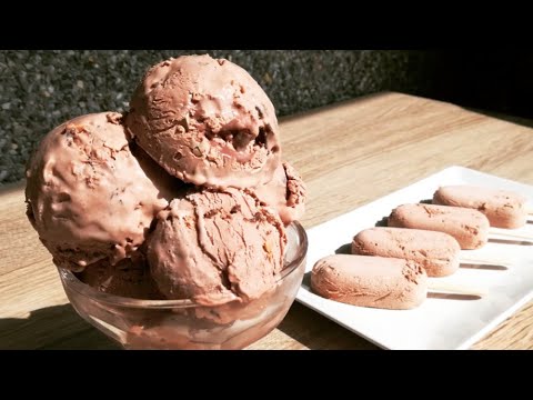 Inghetata de ciocolata in 5 minute | Helado de chocolate en 5 minutos | Chocolate ice cream