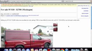 Craigslist Muskegon Michigan Used Trucks and Cars Online - For Sale by Owner Deals