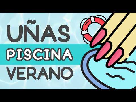 ¡MANICURA UÑAS CORTAS! 💅 ¡UÑAS PISCINA VERANO! 🌊
