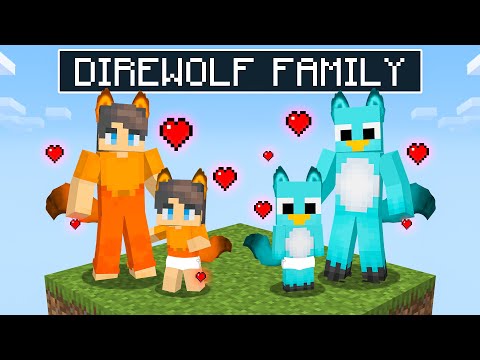 Creating a Direwolf Family in Minecraft