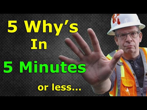 The 5 why's for root cause explained in 5 minutes ...or less