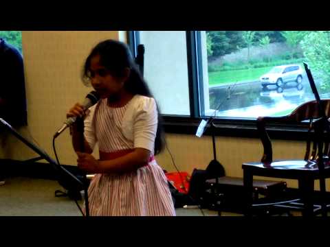 Rishika  singing Frozen song