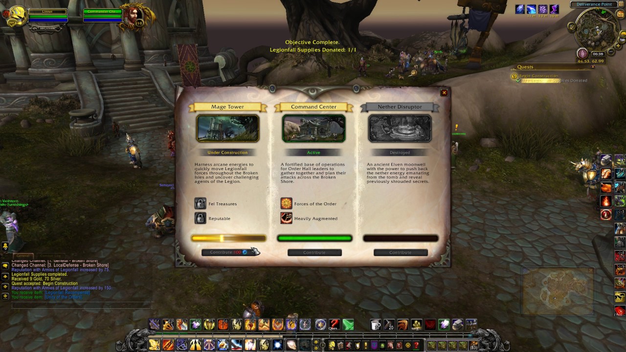 Begin Construction Quest Playthrough WoW