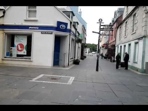 Stornoway (Steornabhagh) town centre  Isle of Lewis, in the Outer Hebrides of Scotland