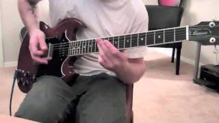 Thrice - Hoods on Peregrine (guitar cover)