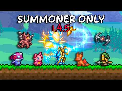 Can You Beat Terraria 1.4.5 as the NEW Summoner Class?